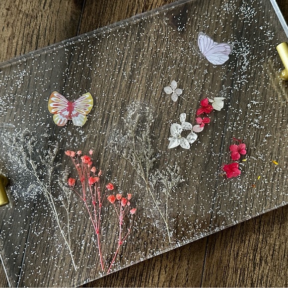 Brand New Butterfly Tray * Customization Available - Picture 3 of 4